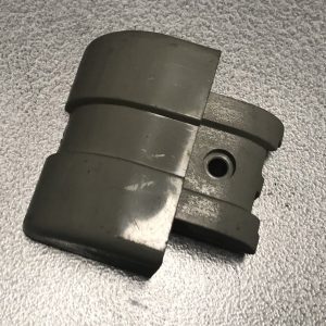 Euroline refrigeration case bump rubber end cap –  Grey