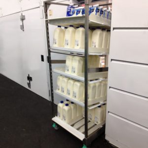Milk Display Trolley